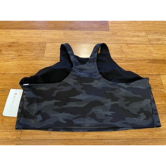 Athleta Camo Conscious Crop Printed D-DD Size 2X NWT Barre Yoga Pilates Gorpcore - Picture 5 of 6